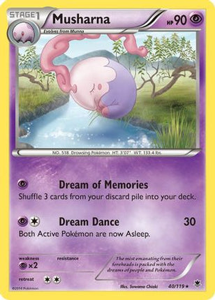 Musharna - 40/106 [XY - Phantom Forces] Reverse Holofoil
