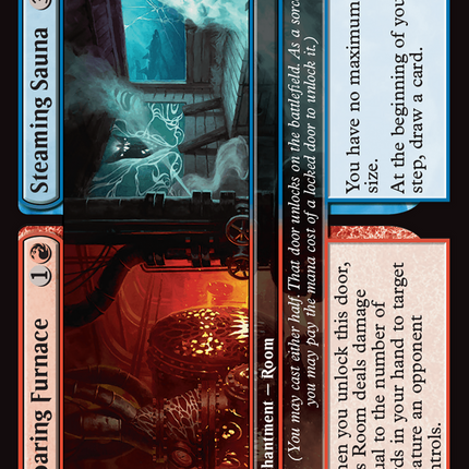 Roaring Furnace // Steaming Sauna [Duskmourn: House of Horror] Foil