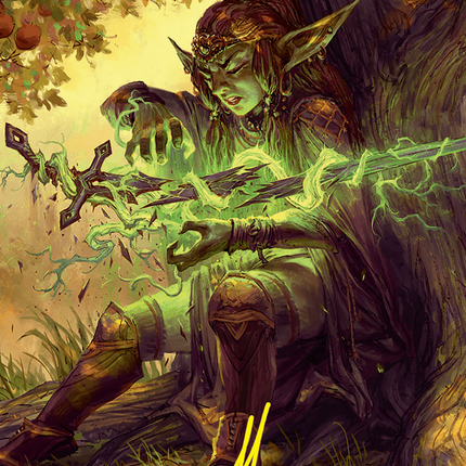 Reclamation Sage // Reclamation Sage (Borderless) [Foundations Art Series] Foil