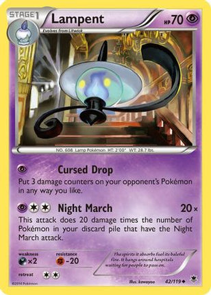 Lampent - 42/106 [XY - Phantom Forces]