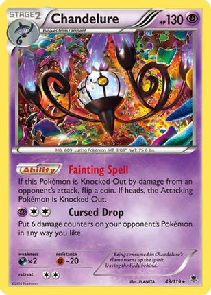 Chandelure - 43/106 [XY - Phantom Forces] Holofoil