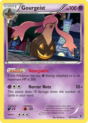 Gourgeist - 45/106 [XY - Phantom Forces] Reverse Holofoil