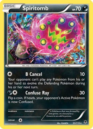 Spiritomb - 55/106 [XY - Phantom Forces] Reverse Holofoil