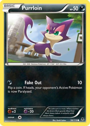 Purrloin - 56/106 [XY - Phantom Forces] Reverse Holofoil