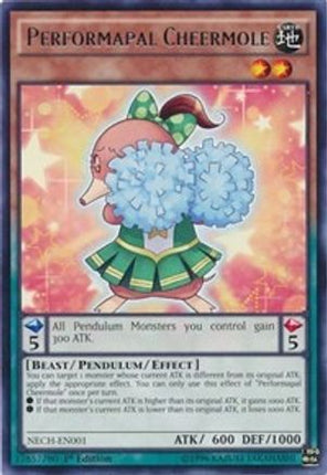 Performapal Cheermole (Rare) [NECH-EN001] Unlimited