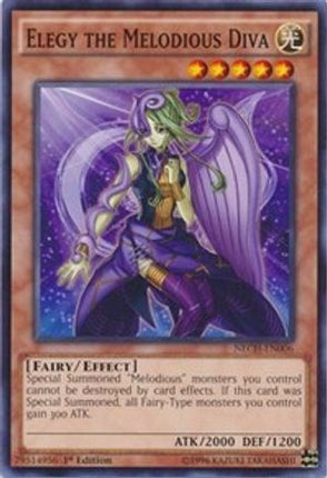 Elegy the Melodious Diva (Common / Short Print) [NECH-EN006] 1st Edition