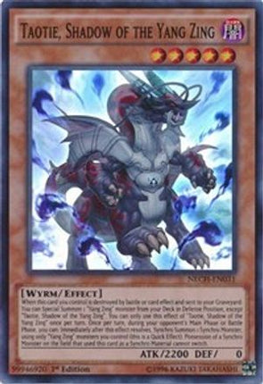 Taotie, Shadow of the Yang Zing (Super Rare) [NECH-EN031] Unlimited