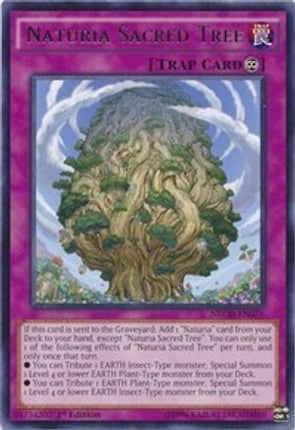 Naturia Sacred Tree (Rare) [NECH-EN076] 1st Edition