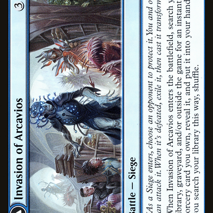Invasion of Arcavios // Invocation of the Founders [March of the Machine Promos] Prerelease Foil