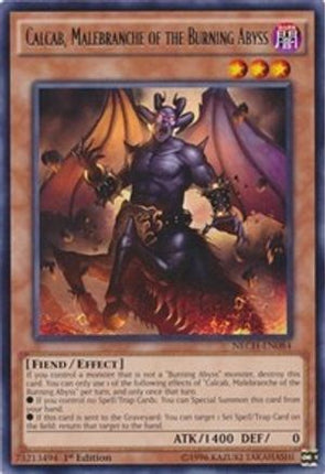 Calcab, Malebranche of the Burning Abyss (Rare) [NECH-EN084] 1st Edition