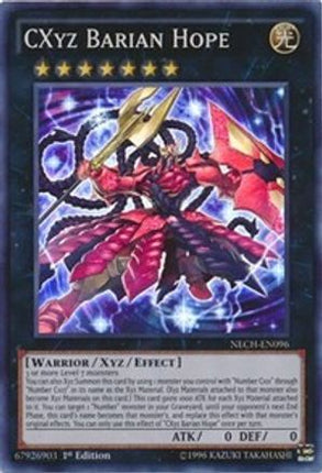 CXyz Barian Hope (Super Rare) [NECH-EN096] 1st Edition