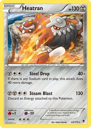 Heatran - 63/106 [XY - Phantom Forces] Reverse Holofoil