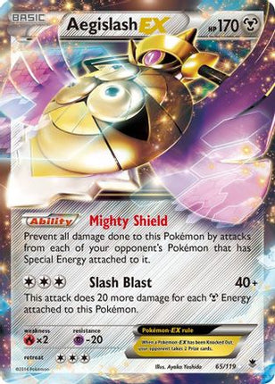 Aegislash EX - 65/106 [XY - Phantom Forces] Holofoil