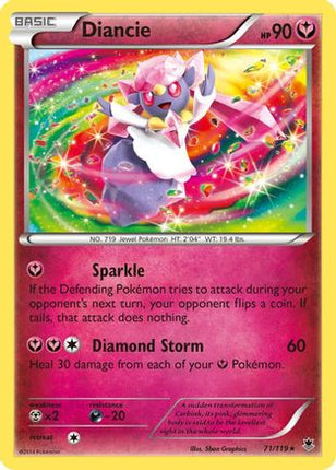 Diancie - 71/106 [XY - Phantom Forces] Holofoil