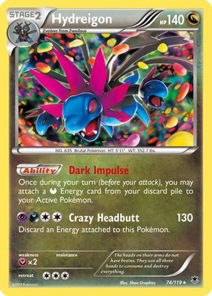 Hydreigon - 74/106 [XY - Phantom Forces] Holofoil