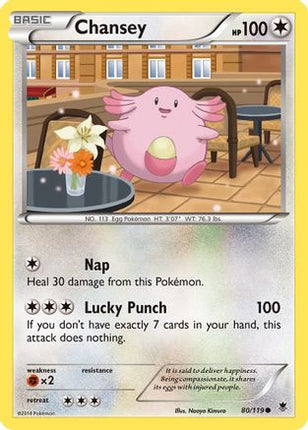 Chansey - 80/106 [XY - Phantom Forces] Reverse Holofoil