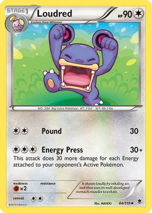 Loudred - 84/106 [XY - Phantom Forces]