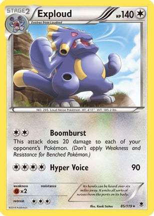 Exploud - 85/106 [XY - Phantom Forces] Reverse Holofoil
