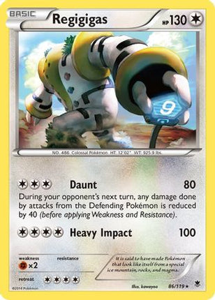 Regigigas - 86/106 [XY - Phantom Forces] Reverse Holofoil