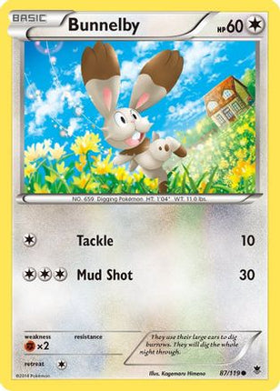 Bunnelby - 87/106 [XY - Phantom Forces] Reverse Holofoil