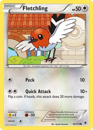 Fletchling - 89/106 [XY - Phantom Forces]