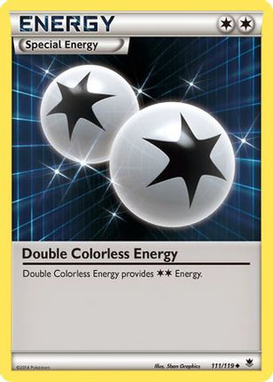 Double Colorless Energy - 111/106 [XY - Phantom Forces]