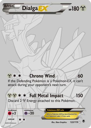 Dialga EX (122 Secret Rare) - 122/106 [XY - Phantom Forces] Holofoil