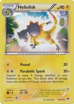 Heliolisk - 30/119 (XY Phantom Forces) [Deck Exclusives]