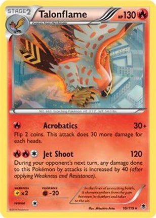 Talonflame - 10/119 (XY Phantom Forces) [Deck Exclusives] Holofoil