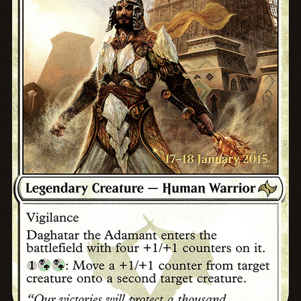 Daghatar the Adamant [Fate Reforged Promos] Prerelease Foil