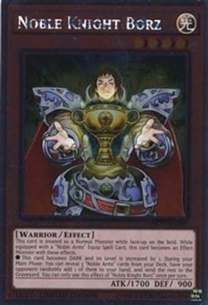 Noble Knight Borz (Platinum Rare) [NKRT-EN009] Limited