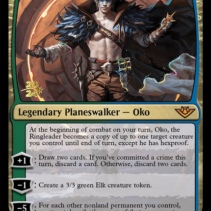 Oko, the Ringleader [Outlaws of Thunder Junction Promos] Prerelease Foil