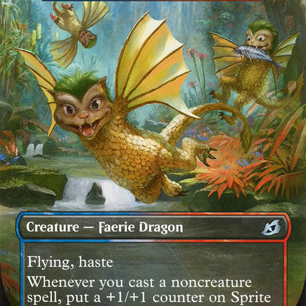 Sprite Dragon - Dorat, the Perfect Pet  (Borderless) [Ikoria: Lair of Behemoths]