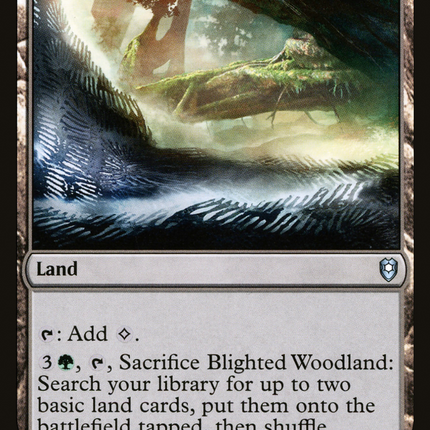 Blighted Woodland [Commander Legends: Battle for Baldur's Gate]
