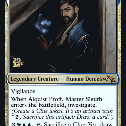Alquist Proft, Master Sleuth [Murders at Karlov Manor Promos] Prerelease Foil