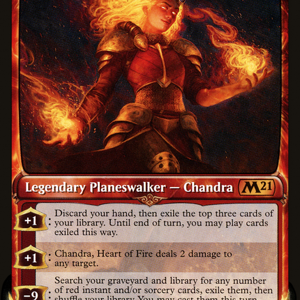 Chandra, Heart of Fire (Showcase) [Core Set 2021]