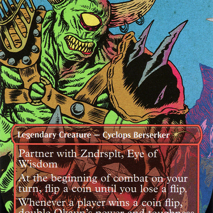 Okaun, Eye of Chaos // Okaun, Eye of Chaos (Borderless) [Secret Lair Drop] Foil