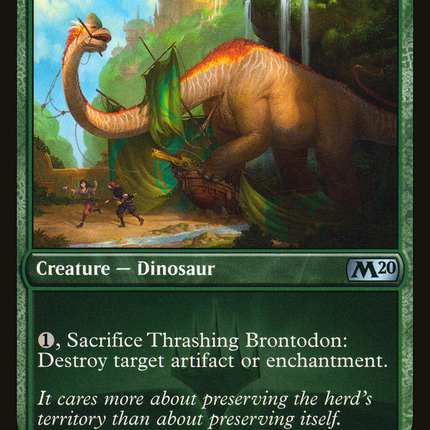 Thrashing Brontodon [Core Set 2020 Promos]