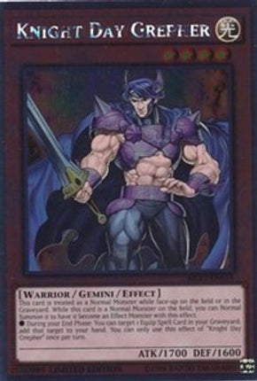 Knight Day Grepher (Platinum Rare) [NKRT-EN015] Limited