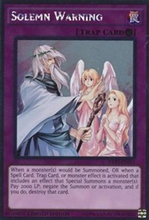 Solemn Warning (Platinum Rare) [NKRT-EN035] Limited