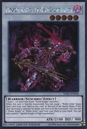 Ignoble Knight of High Laundsallyn (Platinum Rare) [NKRT-EN036] Limited