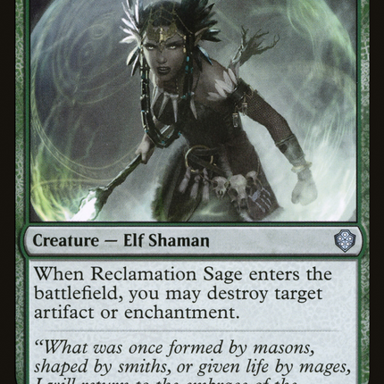 Reclamation Sage [Starter Commander Decks]