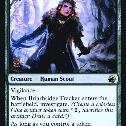 Briarbridge Tracker [Innistrad: Midnight Hunt Promos] Prerelease Foil