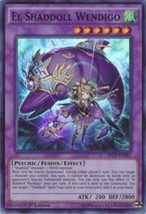 El Shaddoll Wendigo (Super Rare) [SECE-EN047] 1st Edition