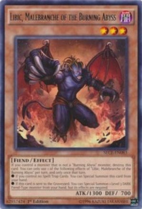 Libic, Malebranche of the Burning Abyss (Rare) [SECE-EN083] 1st Edition