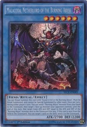 Malacoda, Netherlord of the Burning Abyss (Secret Rare) [SECE-EN085] Unlimited