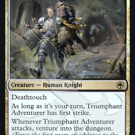 Triumphant Adventurer [Adventures in the Forgotten Realms Promos] Foil