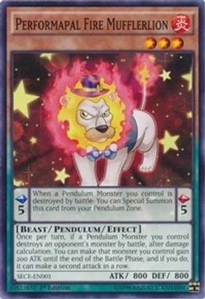 Performapal Fire Mufflerlion (Common / Short Print) [SECE-EN001] 1st Edition