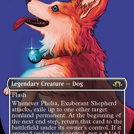 Phelia, Exuberant Shepherd (Borderless) [Modern Horizons 3] Foil