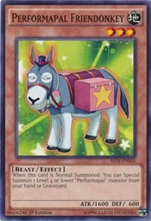 Performapal Friendonkey (Common / Short Print) [SECE-EN003] 1st Edition